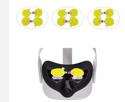 Oculus Quest 2 VR হেলমেট অ্যান্টি স্ক্র্যাচ লেন্স প্রোটেক্টরের জন্য 2021 নতুন 4in1(4pcs) TPU VR স্ক্রীন প্রোটেক্টিভ ফিল্ম ক্যামেরা লেন্স ফিল্ম
