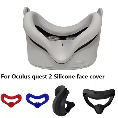 Oculus Quest 2 VR আনুষাঙ্গিকগুলির জন্য 2021 নতুন ফেসিয়াল, ঘাম-প্রুফ এবং হাইজেনিক সিলিকন আই মাস্ক ফেস কভার আই কভার