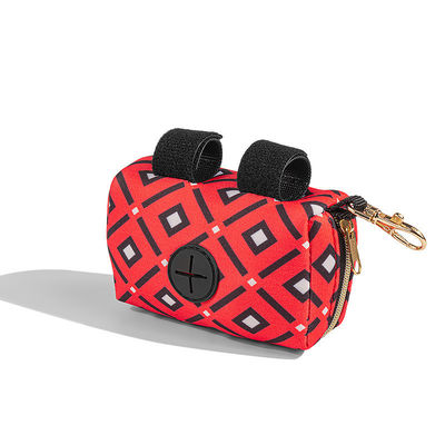 Neoprene কুকুর জলরোধী পোষা ডিসপেনসার ব্যাগ হুক সঙ্গে পোষা ভ্রমণ আনুষাঙ্গিক ভাঁজ